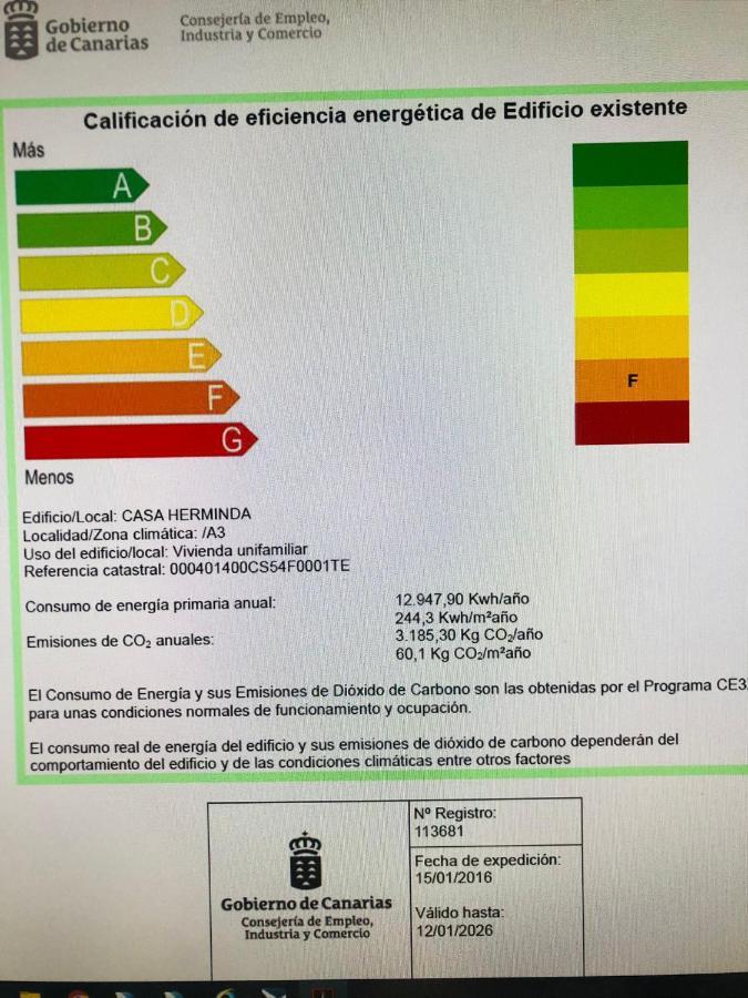 La Matanza De Acentejo Casa Rural Dona Herminda מראה חיצוני תמונה